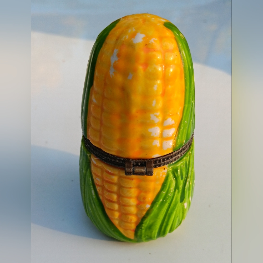 Vintage Corn Trinket Box